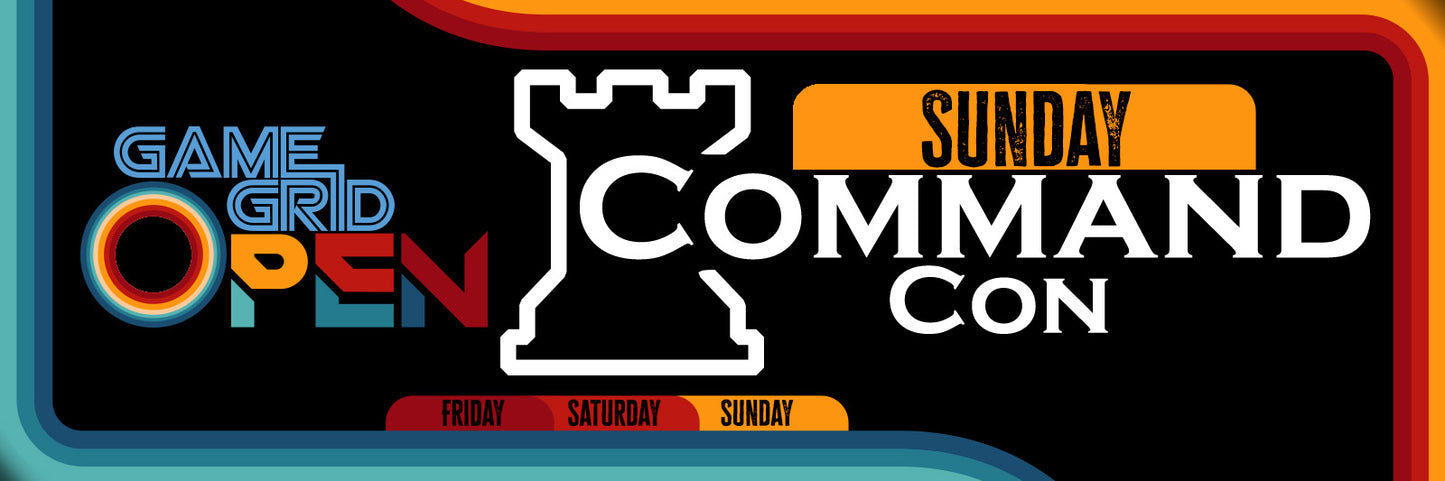 Command Con 2026 Sunday Badge